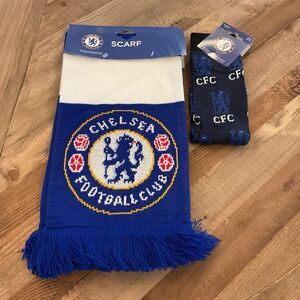Chelsea FC Official Licensed Scarf & Socks Set Football Soccer Premier League